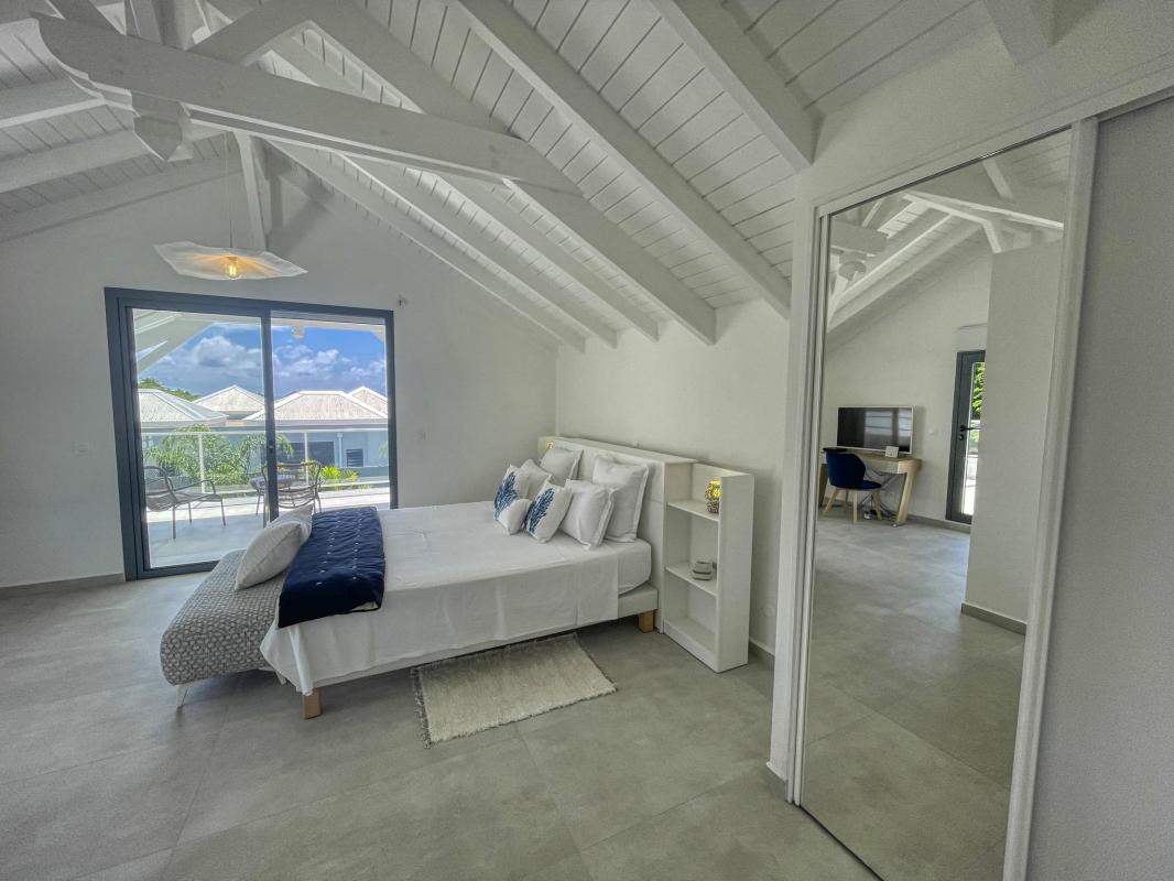 46 Location villa piscine accès plage Saint François Guadeloupe_chambre 3